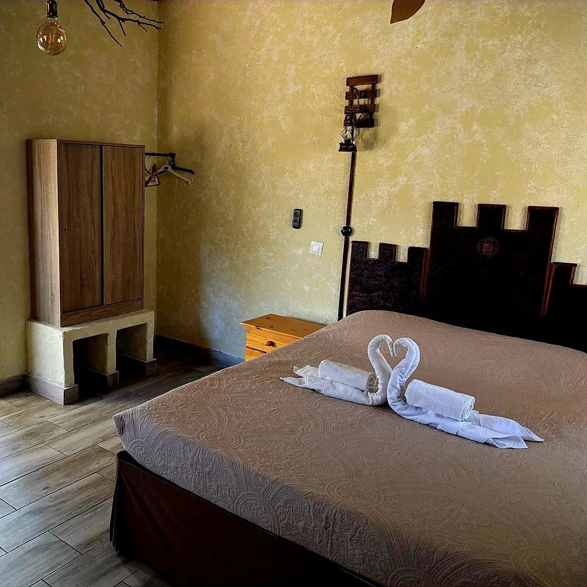 Dormitorio de la cabaña