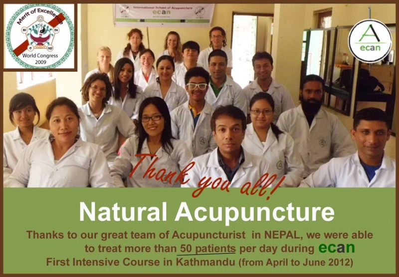 Estudiantes del Curso de Nepal